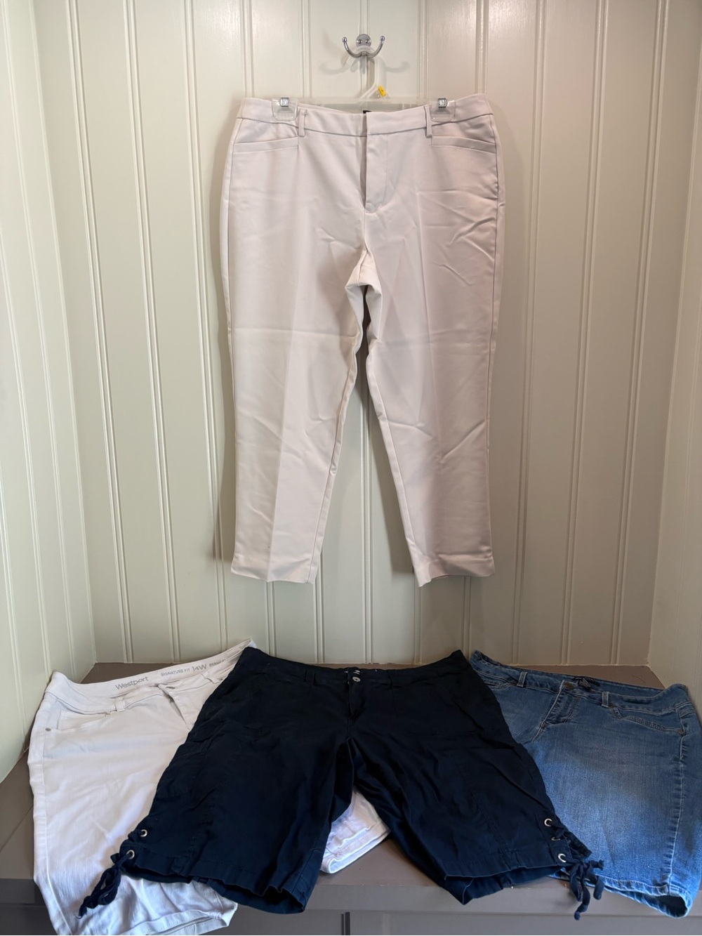 Bundle deal- 3pairs shorts and 1 Cropped beige Women’s Dress Pants
